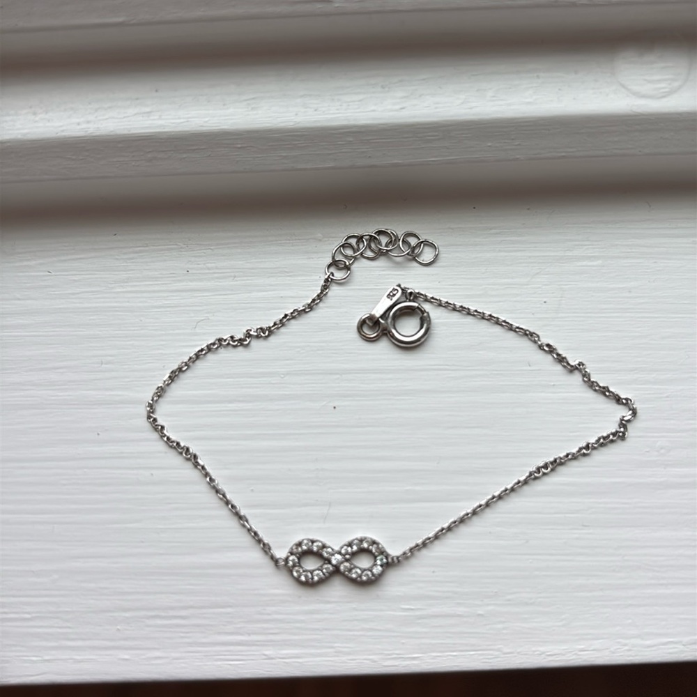 Sterling Silver Infinity bracelet